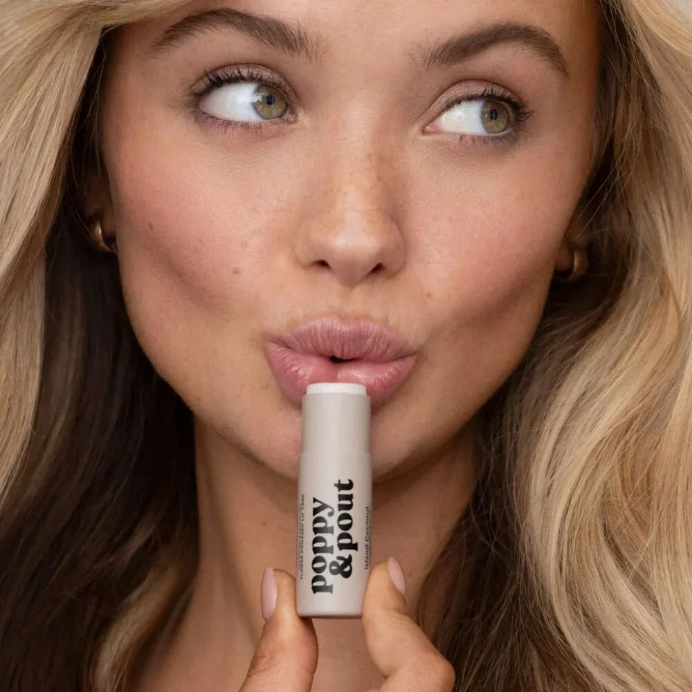 Poppy & Pout Lip Balm Island Coconut